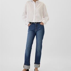 GAP Women's 90s Straight Leg Blue Jeans